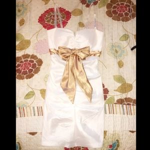 White and Gold Dress